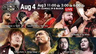 NJPW – G1 Climax 29, résultats de la quatorzième journée