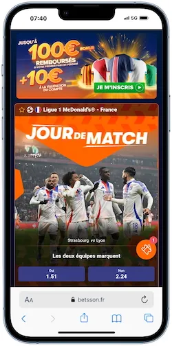 Créer profil Betsson