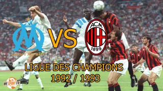 Ligue des Champions 1992/1993 : Marseille – AC Milan (1-0), les notes du match