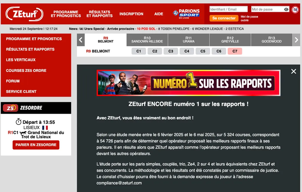 Les rapports de ZEturf sont excellents