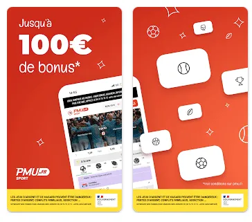 Bonus de l'app PMU Sport