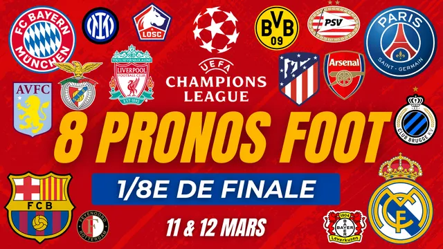 Pronostic Ligue des Champions (vidéo) : Liverpool-PSG, Lille-Dortmund… Remportez 592€ avec notre combiné sur les 1/8es de finale retour
