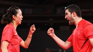 JO – Tennis de table : le double mixte français à un match de la médaille !