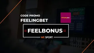 Code promo Feelingbet FEELBONUS : jusqu’à 300€ de bonus Sport en 2026