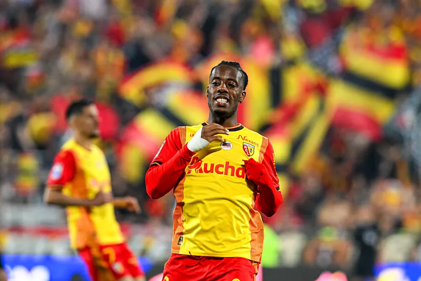 Elye Wahi lors de son passage au RC Lens - Icon Sport