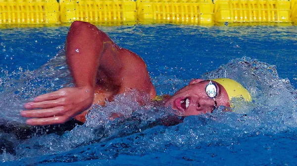 Grant Hackett lors des Championnats du monde de natation 2007 - Source : Icon Sport