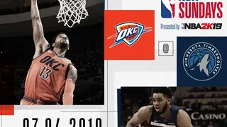 NBA Sundays : Thunder @ Wolves