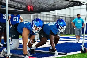 Jordan Avissey à l'entrainement