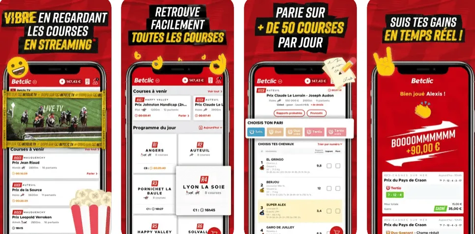 Application Turf Betclic