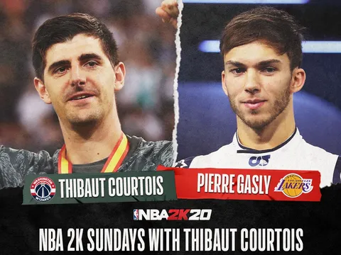NBA 2k Sundays : Thibaut Courtois recevra Pierre Gasly !