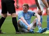 Kevin de Bruyne forfait pour le match aller face au PSG