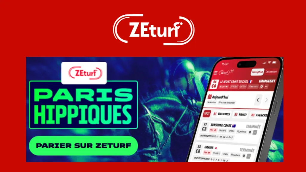 Bonus de bienvenue Turf ZEturf Parions Sport