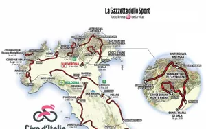 Le parcours du Tour d’Italie 2019