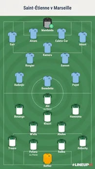 Compositions probables de ce Saint-Étienne - Marseille / LineUP11