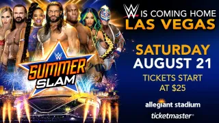 WWE : SummerSlam le 21 août à Las Vegas (et avec des fans !)