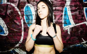 Laura Di Matteo, the rising star of women’s wrestling.