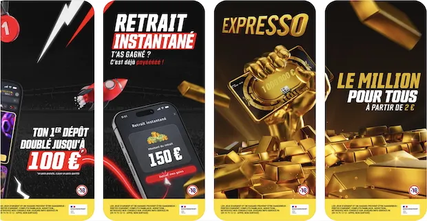 Jouez sur l'application Winamax poker