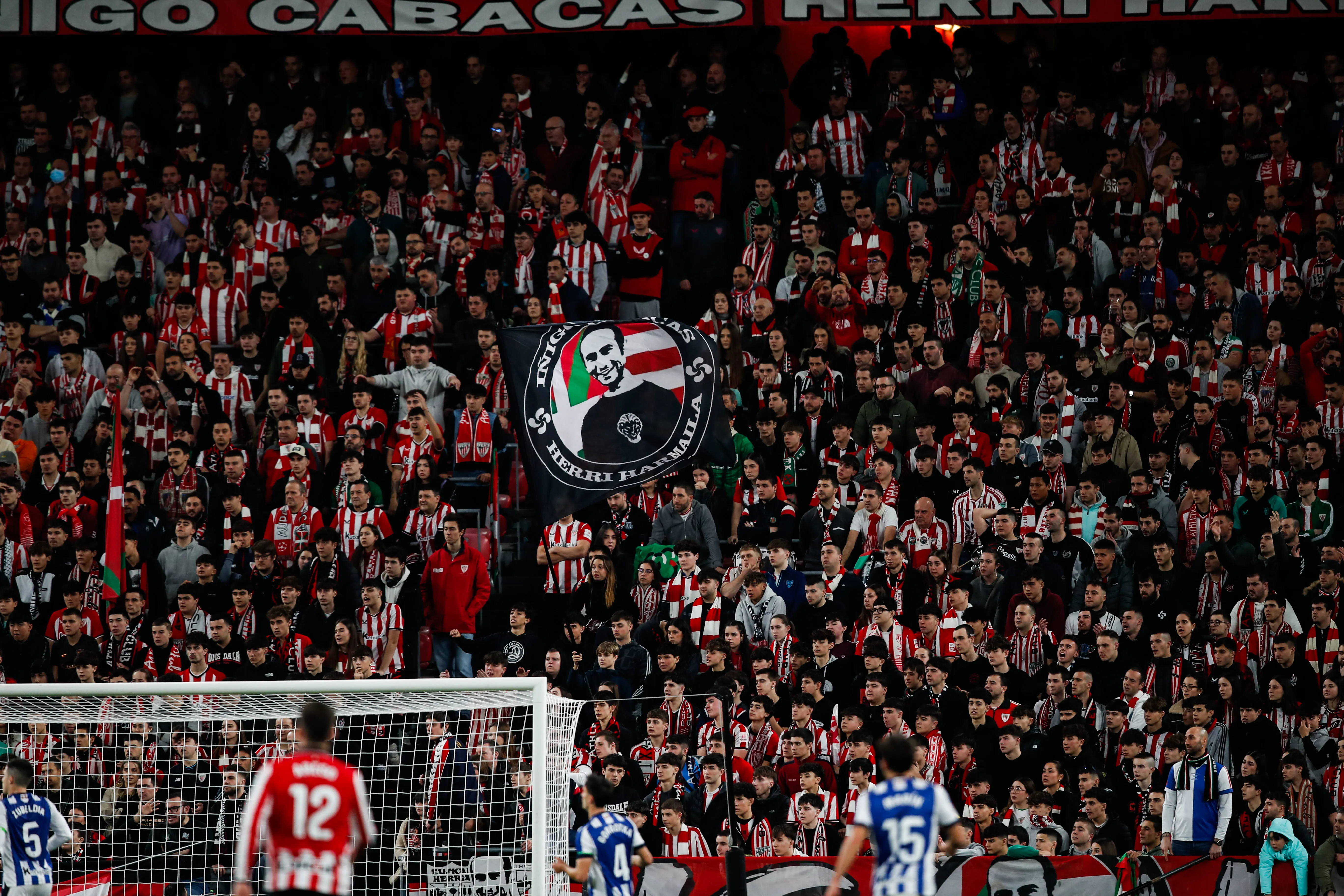 Supporters de l'Athletic Club lors d'un match de Liga