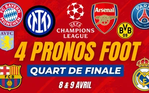 Pronostic Ligue des champions (vidéo) : PSG-Aston Villa et Barcelone-Dortmund… Remportez 273€ sur les quarts de finale aller