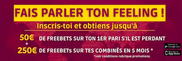 offre à l’inscription feelingbet
