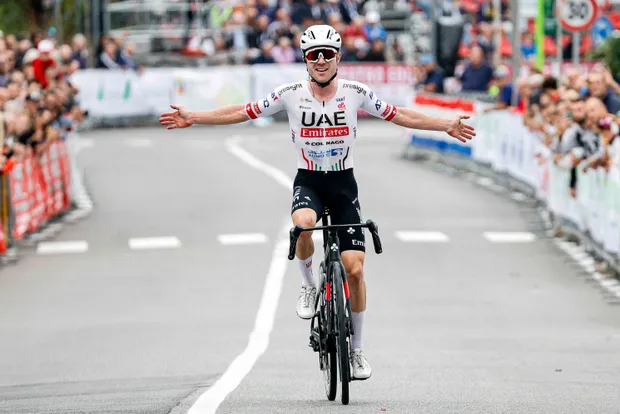 Marc Hirschi, candidat au titre de champion du monde de cyclisme sur route