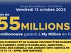 Euromillions du vendredi 13 octobre 2023 : heure du tirage, gains et pronostic
