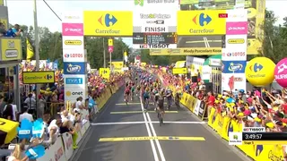 Troisième victoire de la saison pour Luka Mezgec