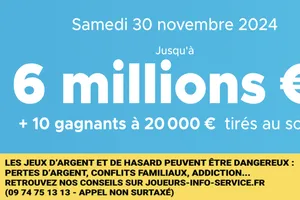 Loto du Samedi 30 novembre 2024 : heure du tirage, gains et pronostic