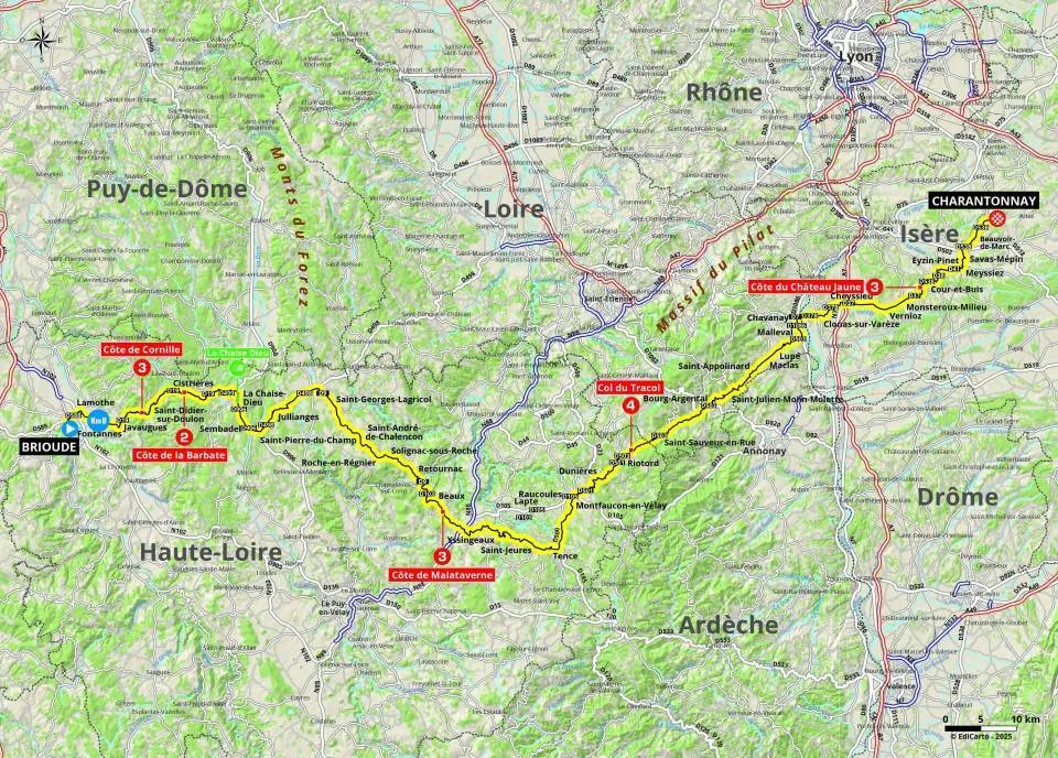 étape 3 critérium dauphiné
