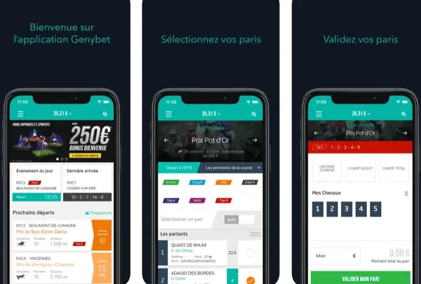 Application Turf Genybet