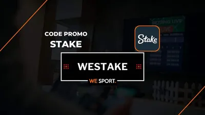 Code promo Stake WESTAKE : 1000 $ de bonus sur les paris sportifs et le casino en 2026 !