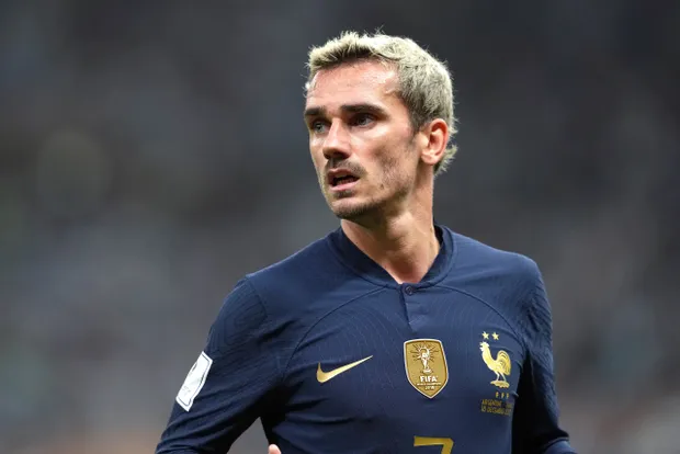Antoien Griezmann, en finale de la Coupe du monde 2022 avec les Bleus