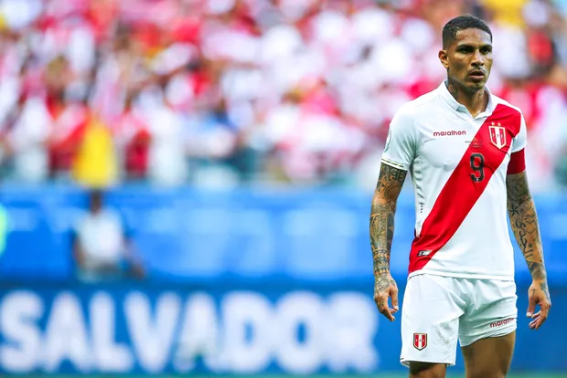 Paolo Guerrero lors de la Copa America 2021