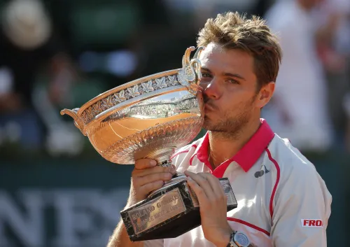 stanislas wawrinka à roland-garros en 2015