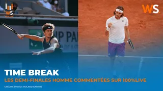 Suivez en direct la demie entre Zverev et Tsitsipás sur We Sport