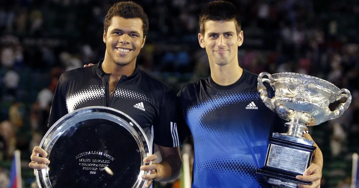 I'm back in 2008: 11 years after their Australian Open final, Tsonga meets Djokovic in second round