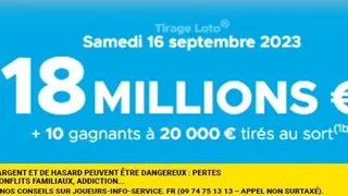 Loto du Samedi 16 septembre 2023 : heure du tirage, gains et pronostic