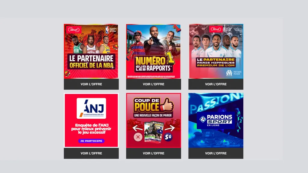 Zeturf les promotions accessibles avec le code promo 