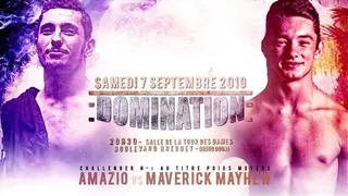 Maverick Mayhew face à Amazio annoncé pour CACC Domination