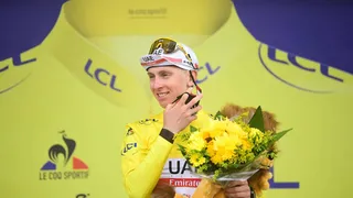 La manita de Tadej Pogačar