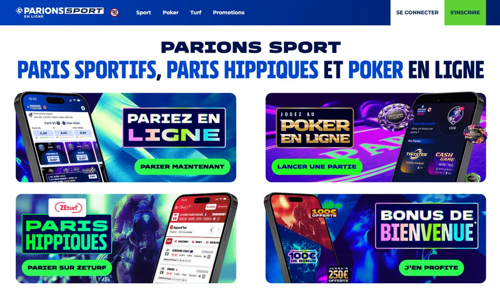 Jouez sur le turf avec Parions Sport