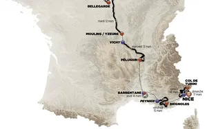 Toutes les étapes et les profils de Paris-Nice