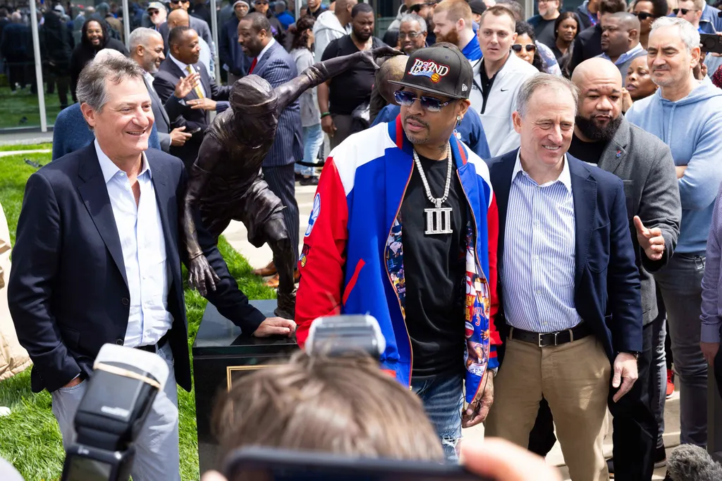 Allen Iverson – Inauguration statue NBA