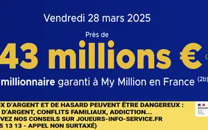 Euromillions du vendredi 28 mars 2025 : heure du tirage, gains et pronostic