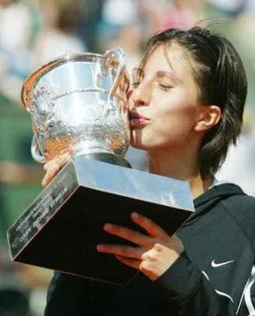 Anastasia Myskina à Roland-Garros en 2004
