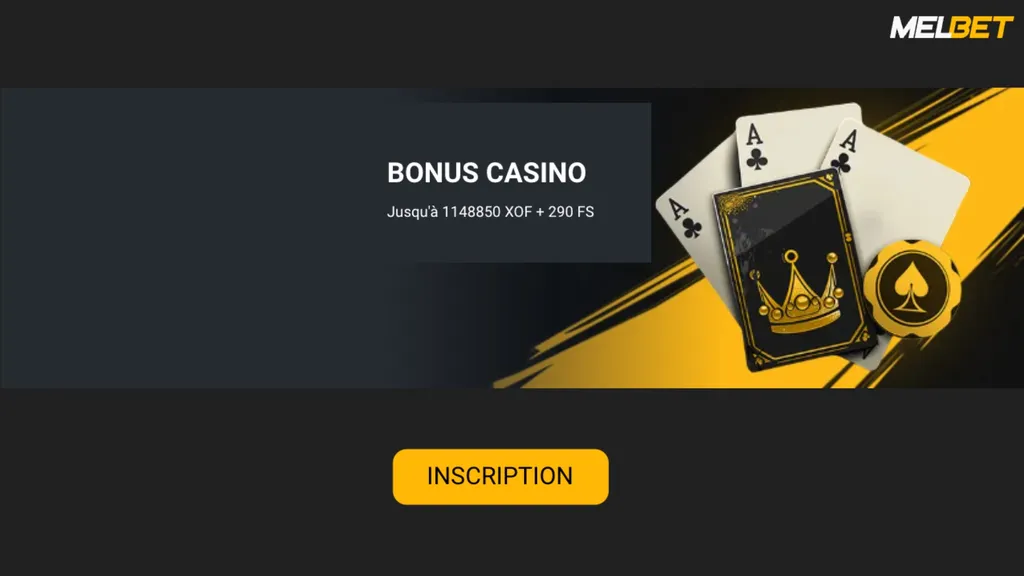 Activez votre code MelBet et gagnez un bonus casino