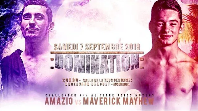 Maverick Mayhew face à Amazio annoncé pour CACC Domination