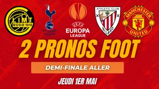 Pronostic Ligue Europa (vidéo) : Tottenham-Bodo, Bilbao-United… Remportez 861€ avec notre combiné sur les demi-finales aller