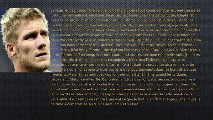 Damien Perquis retraite