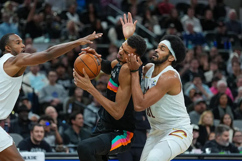 Victor Wembanyama, ici avec les San Antonio Spurs en NBA - Icon Sport